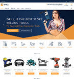 Industrial Tools - Shopify Themes - GoWebBaby.Com