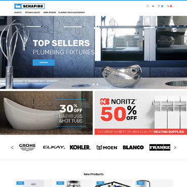Plumbing Tools Magento 2 Website Design - GoWebBaby.Com
