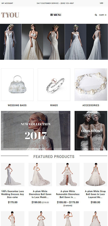 Wedding Products - Shopify Themes - GoWebBaby.Com