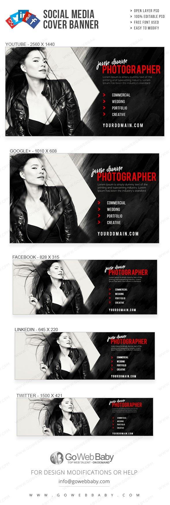 Social Media Cover Banner - Creative Photography For Website Marketing - GoWebBaby.Com