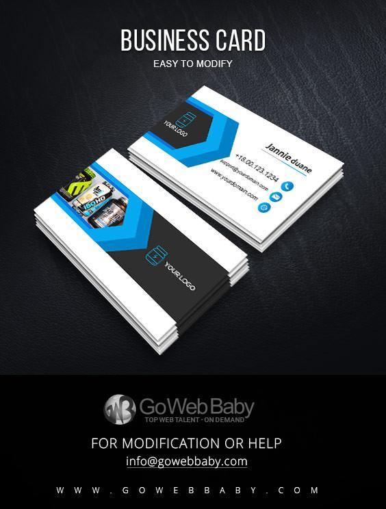 Business Card Design For Nutrition Store - GoWebBaby.Com
