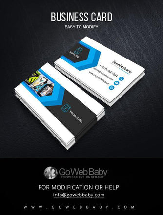 Business Card Design For Nutrition Store - GoWebBaby.Com