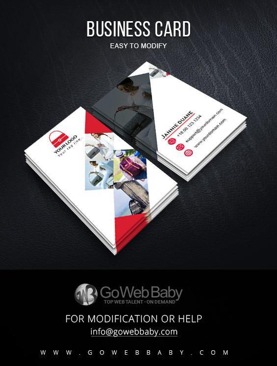 Business card - Bag shop for website marketing - GoWebBaby.Com