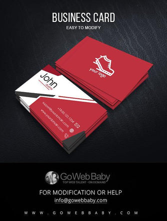 Business Card For Footwear Store - GoWebBaby.Com