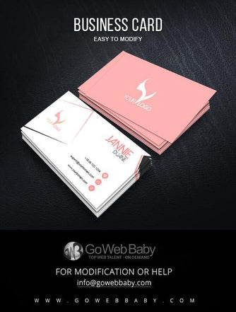 Fashion Jewelry Business Card For Website Marketing - GoWebBaby.Com