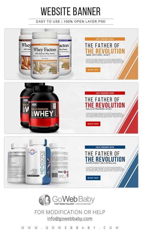 Website Banner - Nutrition For Website Marketing - GoWebBaby.Com