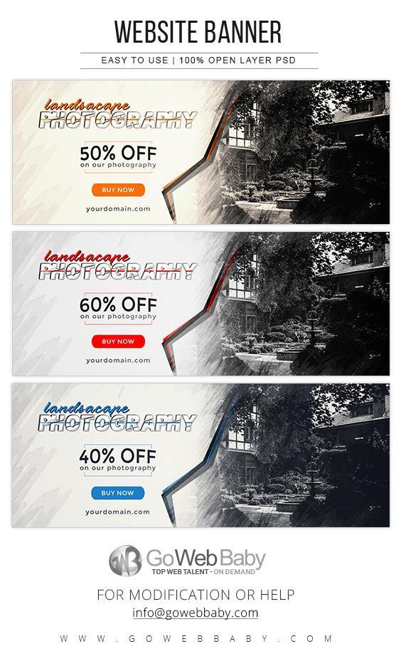 Website Banners - Photography For Website Marketing - GoWebBaby.Com