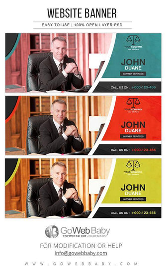 Website Banners - Lawyer Services For Website Marketing - GoWebBaby.Com