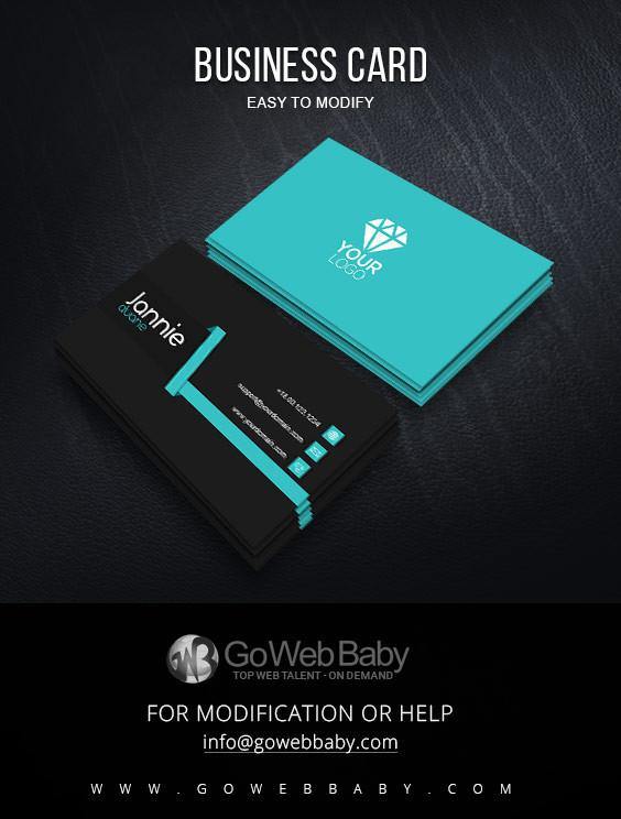 Business Card for Diamond Store For Website Marketing - GoWebBaby.Com